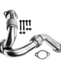 2003-2007 6.0L Ford F250 F350 F450 Powerstroke Diesel Heavy Duty Polished Exhaust Up-Pipe Y-Pipe