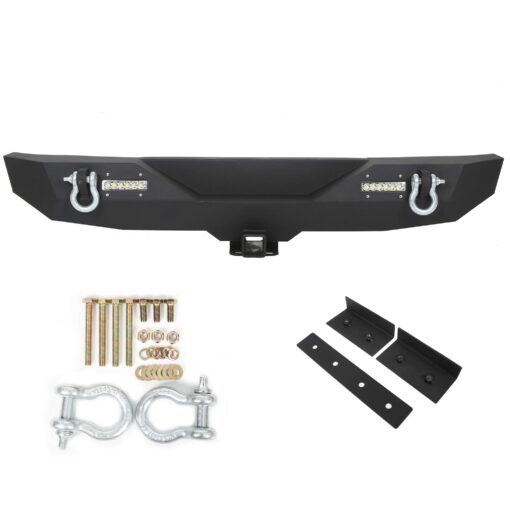 Textured Rear Bumper for 2007-2018 Jeep Wrangler JK - Image 12