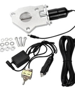 Performance Stainless Steel Electric Exhaust Cutout Valve Kit With Manual Switch