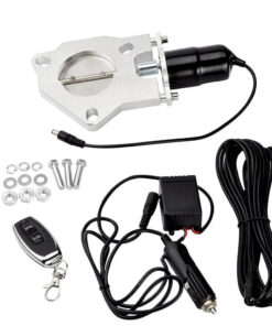 Performance Stainless Steel Electric Exhaust Cutout Valve Kit With Remote Switch
