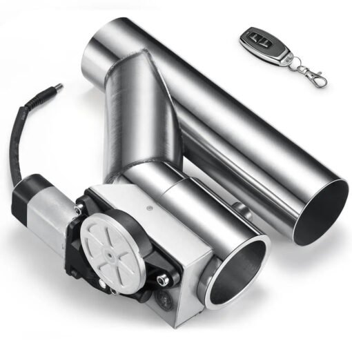 Electric Exhaust Cutout Valve 2.0/2.5/3.0 Inch Catback Single Y Pipe with One Controller Remote Kit - Image 2