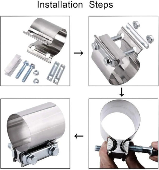 2.0/2.25/2.5/3 Inch Dual Electric Exhaust Cutout Valve Remote Switch with 4 Clamps - Image 11