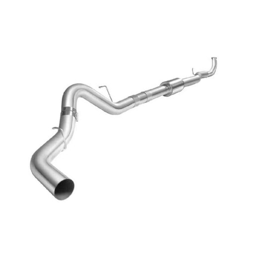 For 4.0/5.0 Inch LML 6.6L Duramax Chevy GMC DPF Delete Race Pipe Exhaust Downpipe-Back(2011-2016) - Image 2