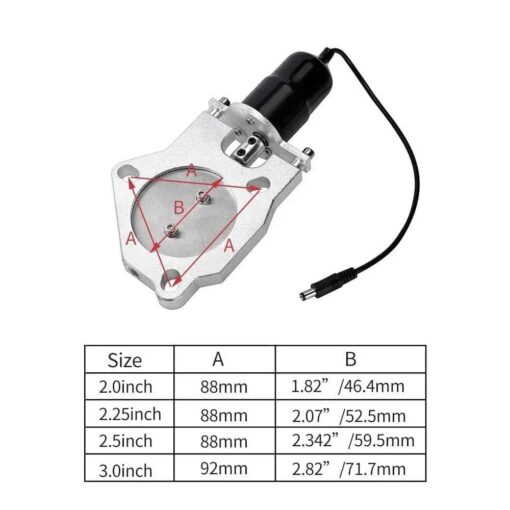 Performance Stainless Steel Electric Exhaust Cutout Valve Kit With Manual Switch - Image 6
