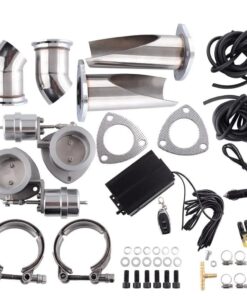 3 Inch Stainless Steel Dual Exhaust Cutout Be-Cut Pipe Kit