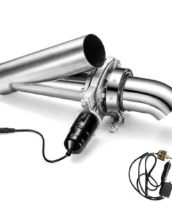 2.0"/2.25"/2.5"/3.0" Single Electric Exhaust Cutout with Manual Switch