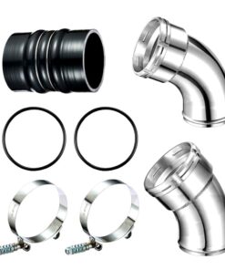 Cold Side Intercooler Pipe Kit For 2006-2010 6.6 LBZ LMM Duramax Diesel
