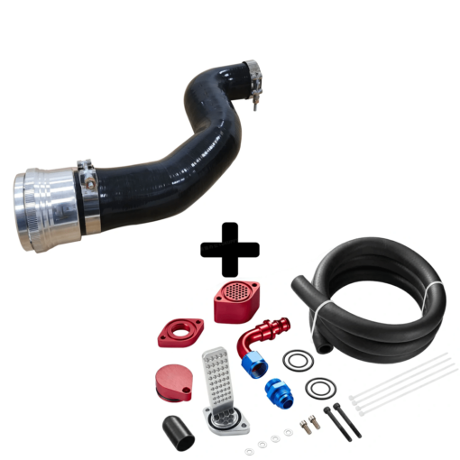 3.5″ Cold Side Intercooler Pipe Kit For 2011-2019 6.7 Powerstroke Diesel Ford F250 F350 F450 - Image 8
