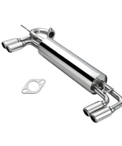 2 Inch Axle-Back Cat-back Exhaust for 1985-1989 Toyota MR2 w/ Quad W10 SW 4A-GE