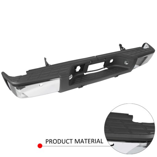 Rear Step Bumper for 2007-2013 Chevy Silverado GMC Sierra 1500 - Image 8