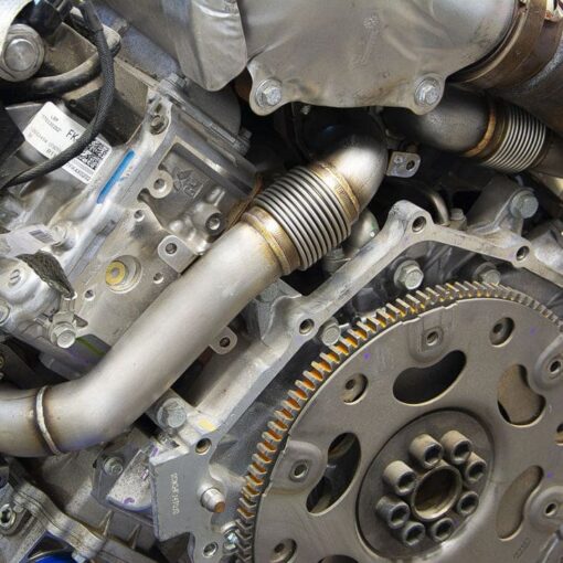 2017-2023 6.6L L5P Duramax Sierra/Silverado 2500 3500 3.5" High Flow Exhaust Up Pipes - Image 9