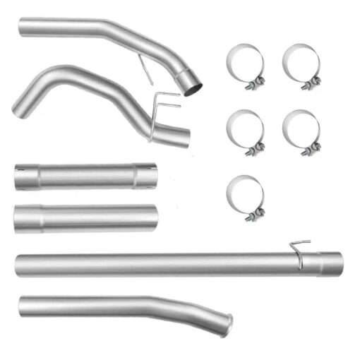 4.0 Inch  Ford 6.4 Powerstroke Cat & DPF Delete Race Downpipe-Back Pipe(2008-2010) - Image 4