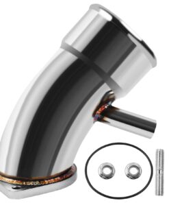 3.5" Polished Turbo Intake Horn Kit For 2017-2019 GM 6.6L L5P Duramax