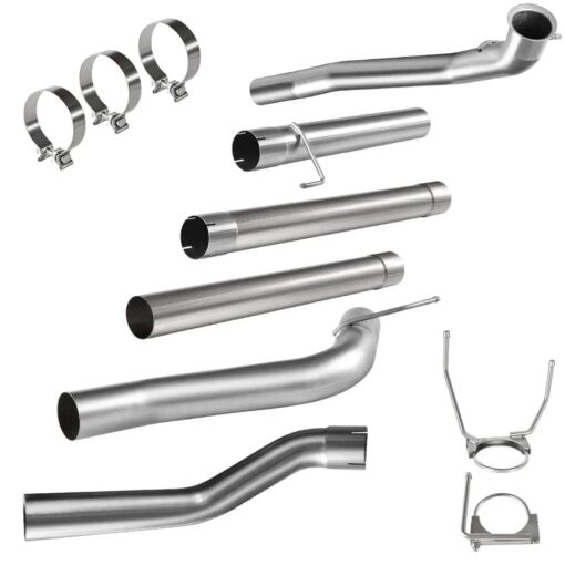 4 Inch Dodge Ram 6.7 Cummins DPF Delete Exhaust System(2010-2012) - Image 3
