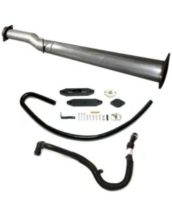 4'' Race Pipe + Exhaust Coolant Line Kit for  6.7L Ford(2011-2022)