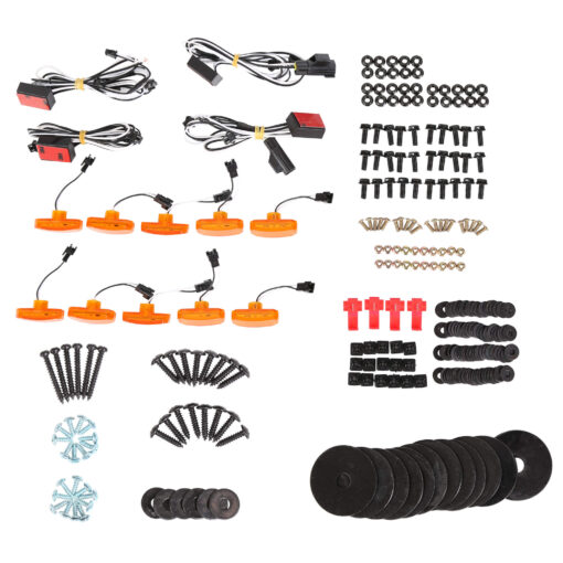Rivet Fender Flares for 2007-2018 Jeep JK Wrangler - Image 13