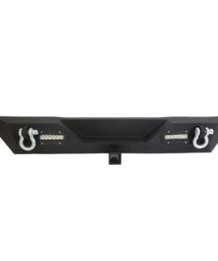 Rear Bumper for 1987-2006 Jeep Wrangler TJ YJ With LED Light 2 Receiver
