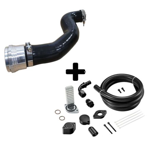 3.5″ Cold Side Intercooler Pipe Kit For 2011-2019 6.7 Powerstroke Diesel Ford F250 F350 F450 - Image 9