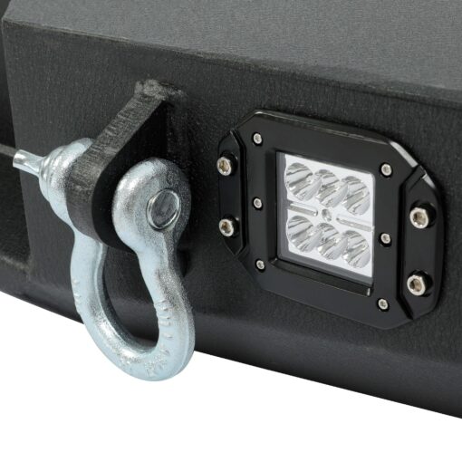 Rear Bumper for 2005-2015 Toyota Tacoma w/LED Light+D Ring - Image 6