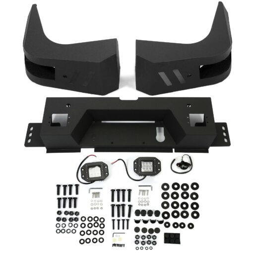 Rear Bumper Step Bumper Compatible with 2010-2021 Dodge Ram 2500 3500 Heavy Duty Steel - Image 11