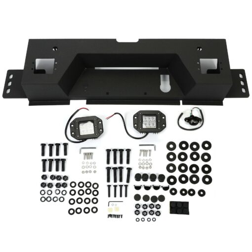 Rear Bumper Step Bumper Compatible with 2010-2021 Dodge Ram 2500 3500 Heavy Duty Steel - Image 9