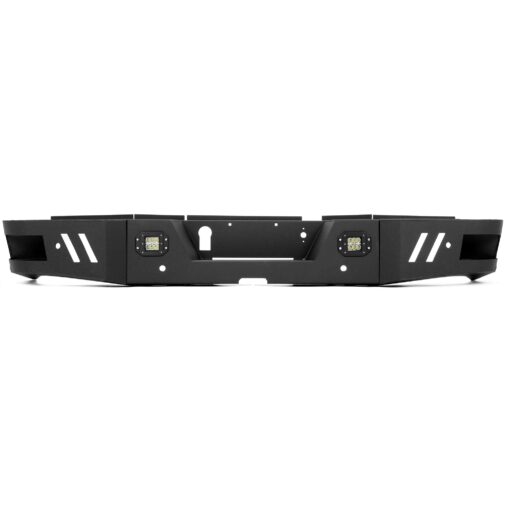 Rear Bumper Step Bumper Compatible with 2010-2021 Dodge Ram 2500 3500 Heavy Duty Steel