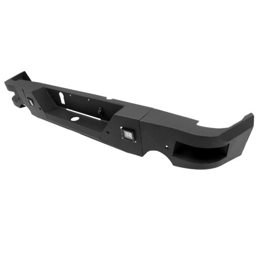Truck Black Steel Rear Bumper for 2009-2018 Dodge Ram 1500 Face Bar Guard Step - Image 5