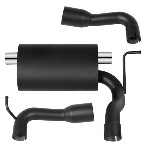 Axle-Back Cat-back Exhaust for 2007-2023 2.0/3.6 Jeep Wrangler JL w/Muffler Tip - Image 6