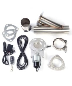 3 Inch Plum-shaped Unilateral Electric Exhaust Cutout Kit