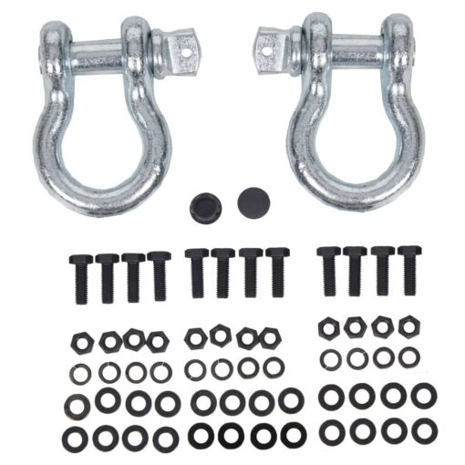 New Front Bumper Guard W/ Winch Ready LED Hole D-Rings Offroad Steel for 2005-2015 Toyota Tacoma pick up only - Image 5