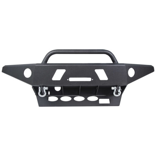 New Front Bumper Guard W/ Winch Ready LED Hole D-Rings Offroad Steel for 2005-2015 Toyota Tacoma pick up only - Image 2