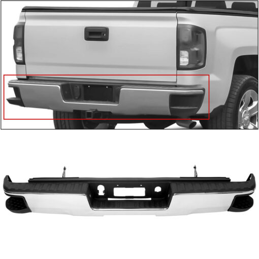 Rear Step Bumper for 2014 - 2018 Chevy Silverado & GMC Sierra - Image 10