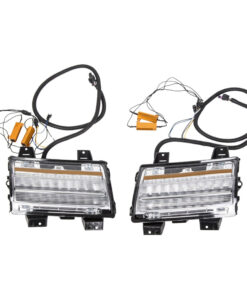 Front Fender Flare Wheel Eyebrow Lights For 2018-2020 Jeep Wrangler JL