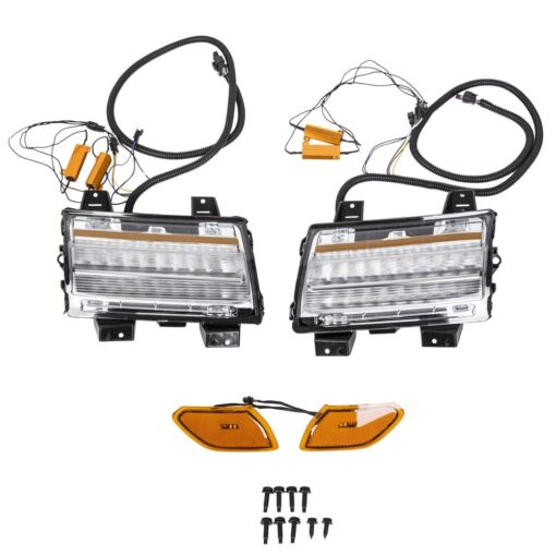 Front Fender Flare Wheel Eyebrow Lights For 2018-2020 Jeep Wrangler JL - Image 2