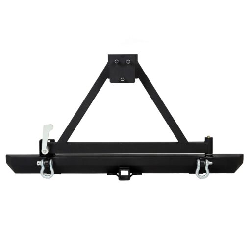 Rear Bumper for 1987-2006 Jeep Wrangler TJ YJ with Tire Carrier