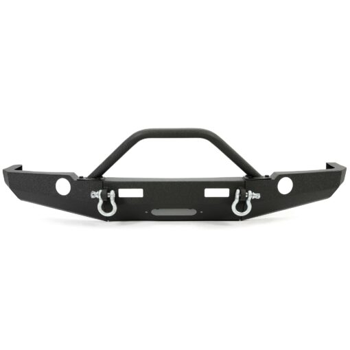Front Winch Custom Bumper W/ BullBar D-Rings For 1998-2004 Land Rover Discovery II