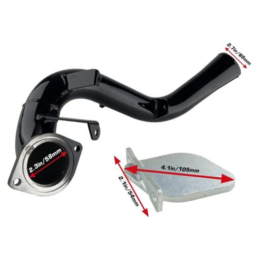 6.6L Duramax EGR Delete Kit High Flow Intake Elbow Pipe Tube(2007.5-2010) - Image 3