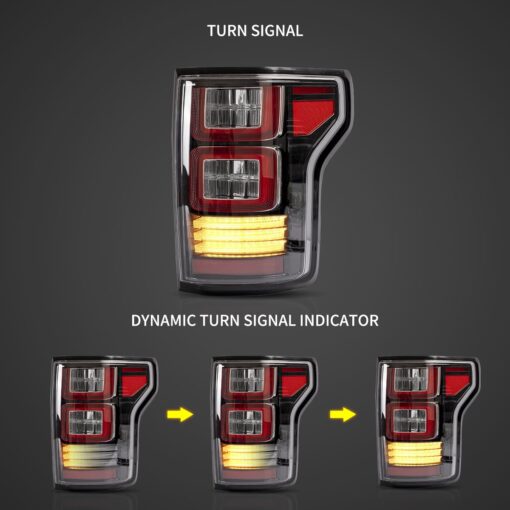 15-20 Ford F150 13th Gen (P552)  LED Tail Lights With Sequential Turn Signal - Image 11