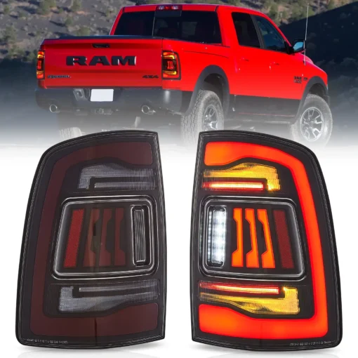 09-18 Dodge Ram 1500/2500/3500 Upgrade LED Tail Lights With Amber Turn Signal