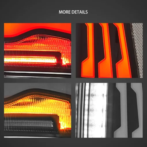 09-18 Dodge Ram 1500/2500/3500 Upgrade LED Tail Lights With Amber Turn Signal - Image 8