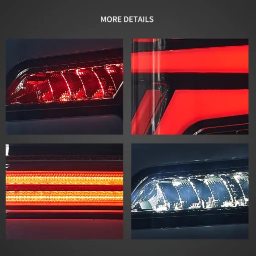 15-20 Ford F150 13th Gen (P552)  LED Tail Lights With Sequential Red Turn Signal Smoked - Image 10