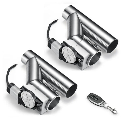 2.0/2.5/3.0 Inch Dual Electric Exhaust Cutout Remote Kit with One Controller